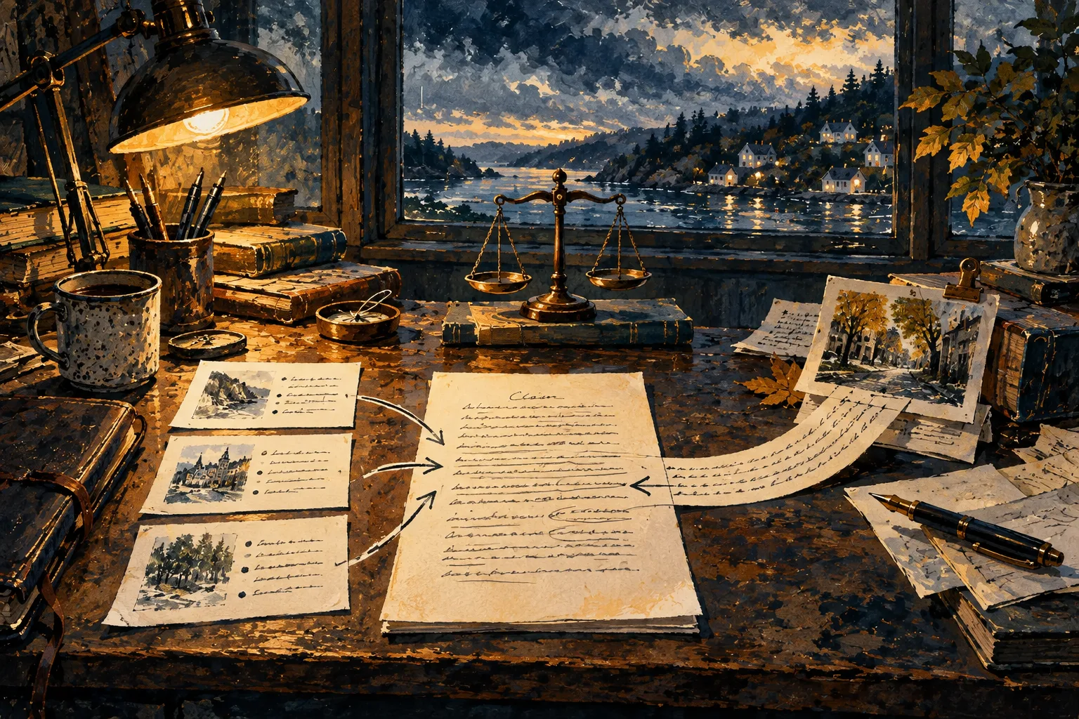 Evidence supports a central claim while a contrasting argument is connected by a rebuttal.